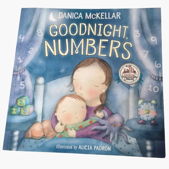 Goodnight Numbers Danica McKellar Alicia Padron Bedtime Story Paperback Book - Picture 1 of 7